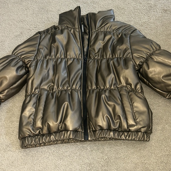 BB DAKOTA Bronze Puffer Jacket Size M - Picture 5 of 6